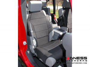 Jeep Wrangler JK Neoprene Front Seat Vests - Black